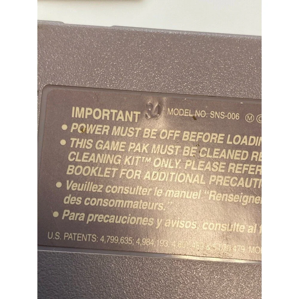 Mechwarrior Super Nintendo SNES Complete Authentic Cartridge Box Manual CIB